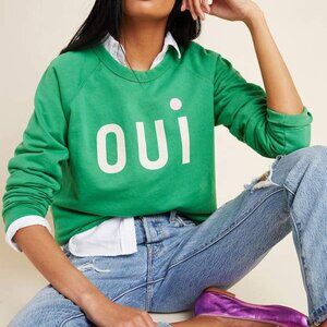 Clare V For Anthropologie Oui Sweatshirt Size Medium